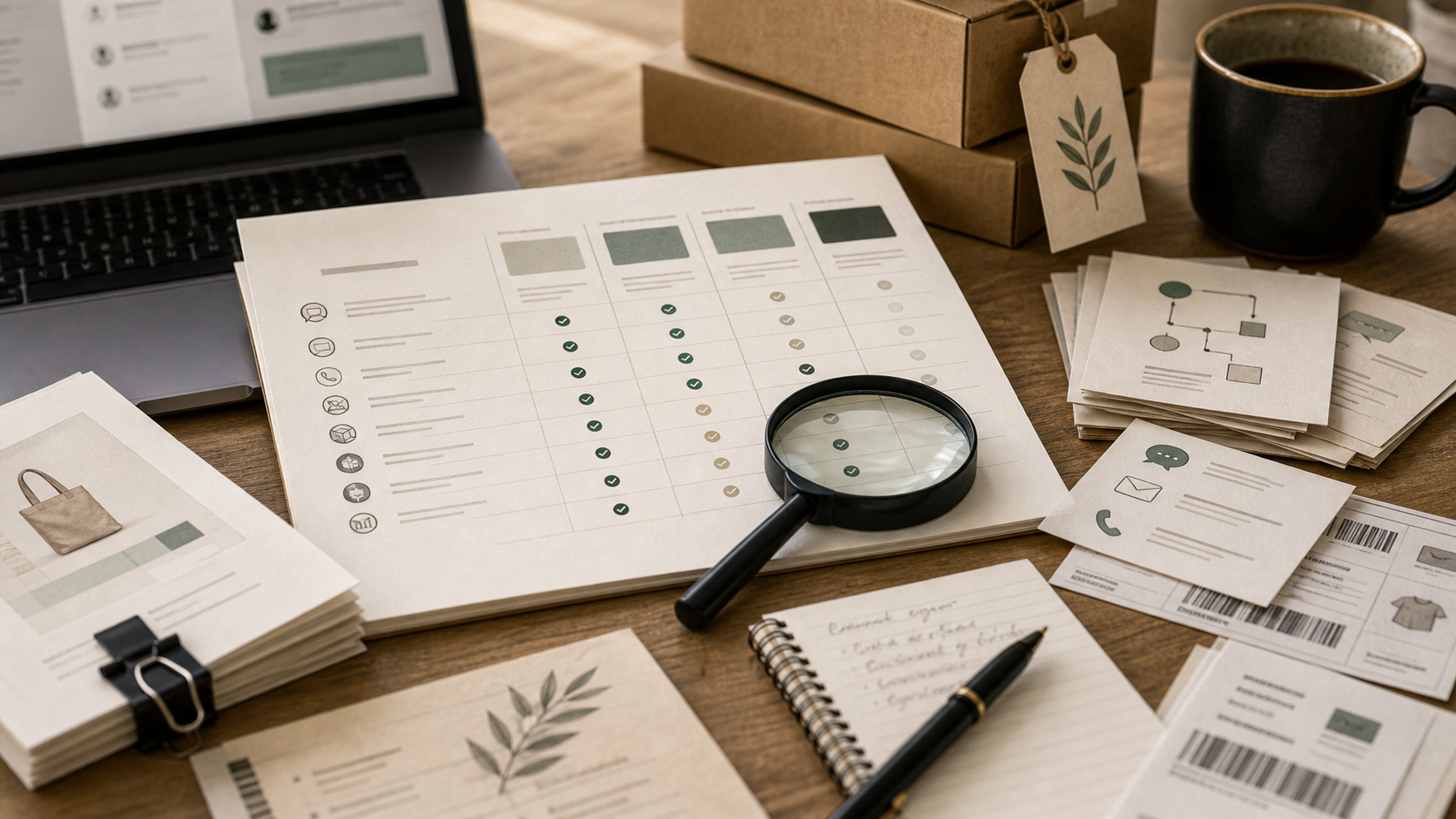 Editorial tool comparison desk for ecommerce support software